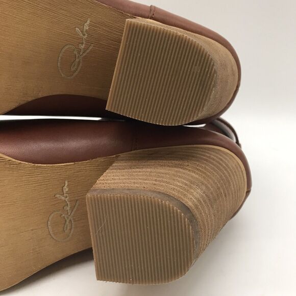 Reba KC Brown Leather Shooties Boots Women's 7.5M Ankle Booties Western Shoes - Picture 10 of 12